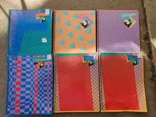 6 1980s Mead Super Shades Spiral Notebook - P...