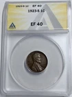 1923-S LINCOLN CENT ANACS XF40