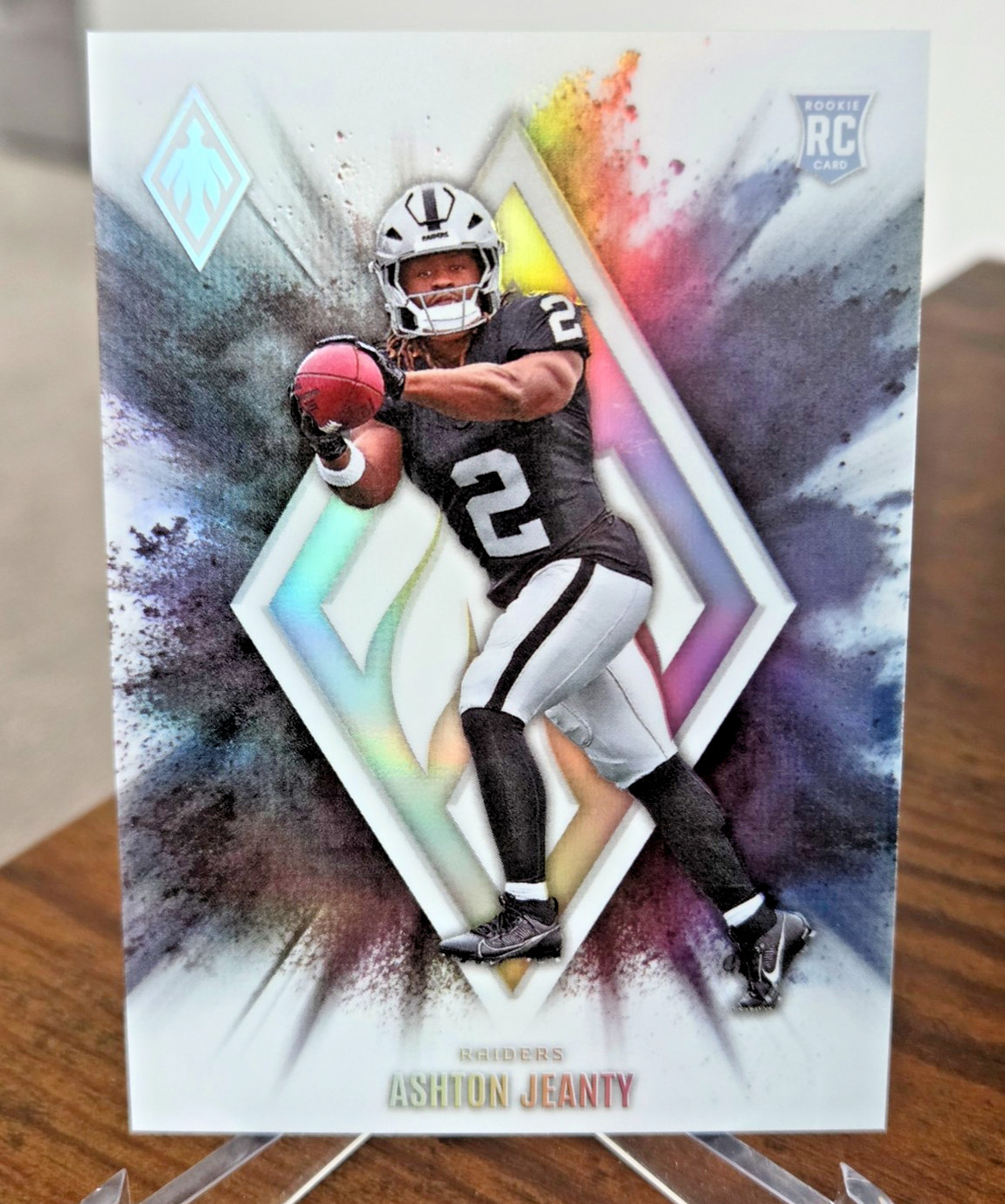 2025 Phoenix Football Ashton Jeanty Color Blast SSP Las Vegas Raiders No.13