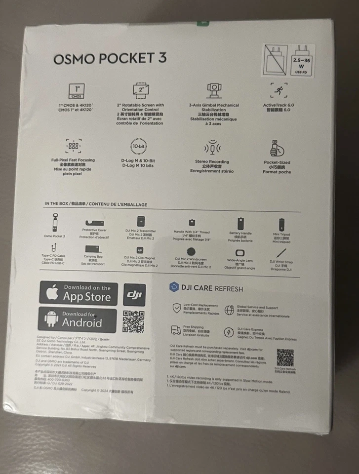 DJI Osmo Pocket 3 Creator Combo New Factory Sealed RRP £619  - Image 2 of 2