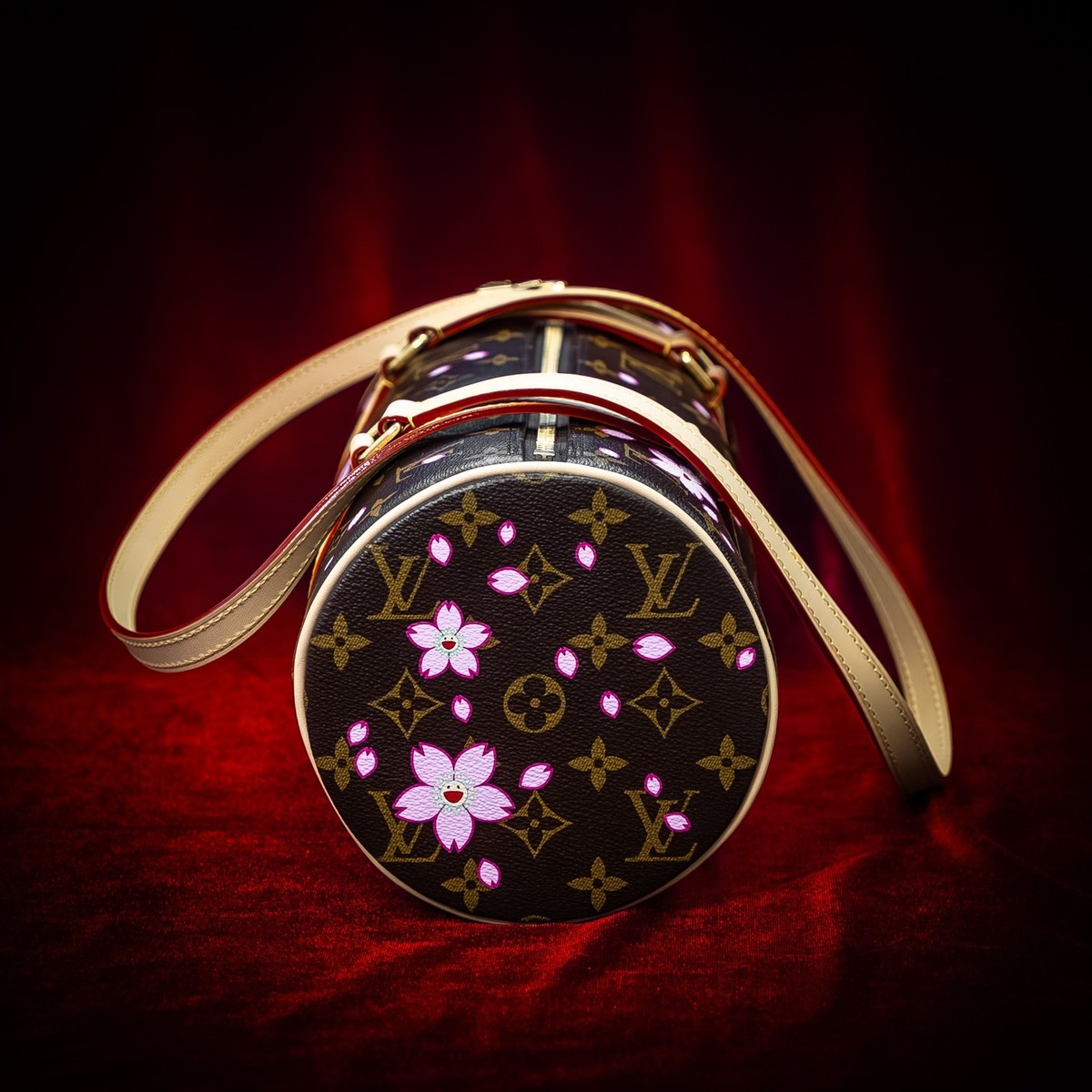 ✳︎アジアの〜papillon〜✳︎ マイク3点 BNIB Louis Vuitton Takashi Murakami Cherry Blossom Papillon Sakura