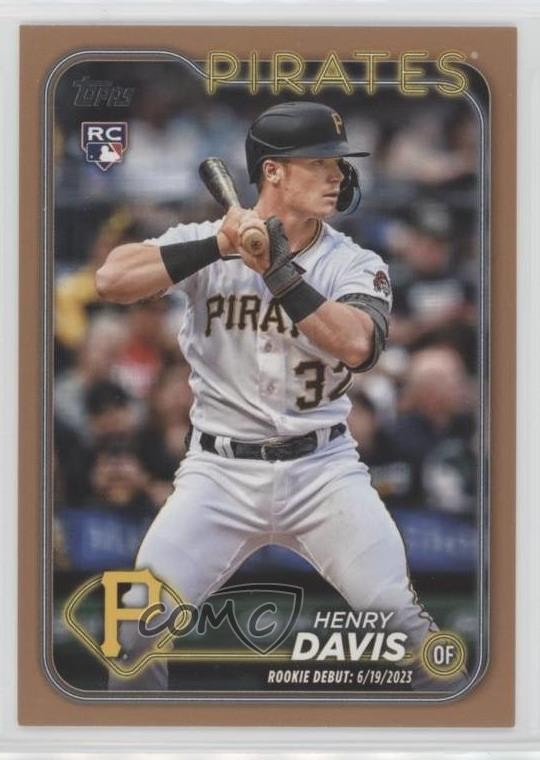 2024 Topps Update Rookie Debut Gold 322/2024 Henry Davis #US162 Rookie RC