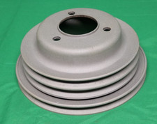 Oem 1969-75 Big Block Chevy Crankshaft Pulley Triple Groove 396 402 427 454 Bbc