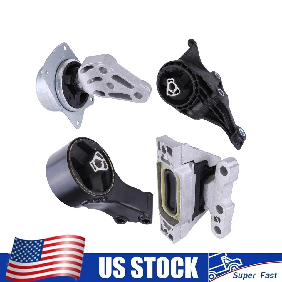 Engine Motor & Transmission Mount For Cadillac SRX FWD AUTO 3.0L 3.6L 2010-2016 Foto 2 de 4