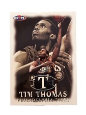 Excellent: Vintage 1998-99 NBA HOOPS Tim Thomas Philadelphia 76ers Trading Card