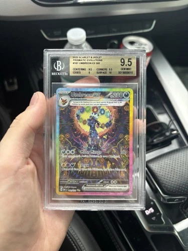 Pokémon Umbreon ex 161/131 Prismatic Evolutions SIR Holo 280 HP BGS 9.5 Eng