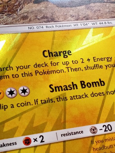 REVERSE HOLO Alolan Geodude 35/181 NM - Yuka Morii Clay Team Up Pokemon Card - Picture 2 of 3