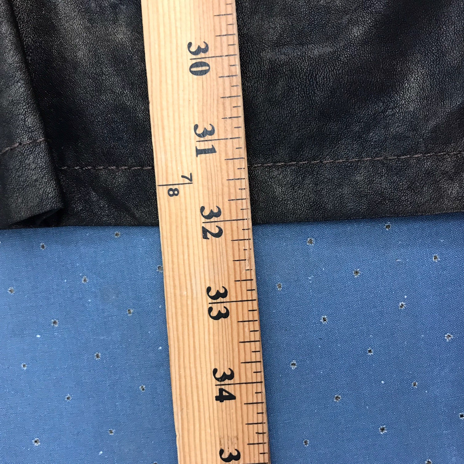 Darker Waves Vegan Leather Patchwork Pants Flare … - image 10