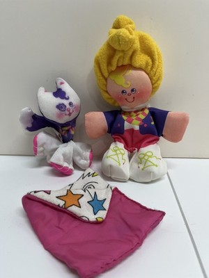 1980s Fisher-Price Smooshees Cuddlers Kathy and Kittycamp Complete