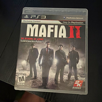 2K Games Mafia II Sony PlayStation 3 PS3 Action Adventure Game M Exclusive