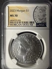 2023 $1 Morgan Silver Dollar NGC MS70 Morgan Label