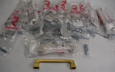 30 Richelieu Transitional Metal Cabinet Pull 8695 5-1/32" Brushed Aurum Gold