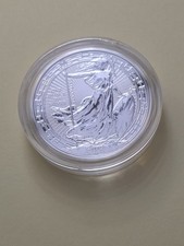 Royal Mint 1 oz .999 Fine Silver Britannia Coin - 2019 QE2 Bullion in capsule