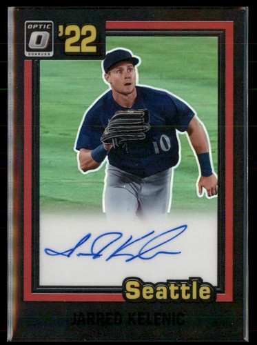 Jarred Kelenic #81S-JK 2022 Panini Donruss Optic Retro 1981 Signatures card
