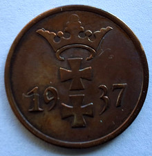 DANZIG - 1 PFENNIG 1937 - SS/VZ - TOP!