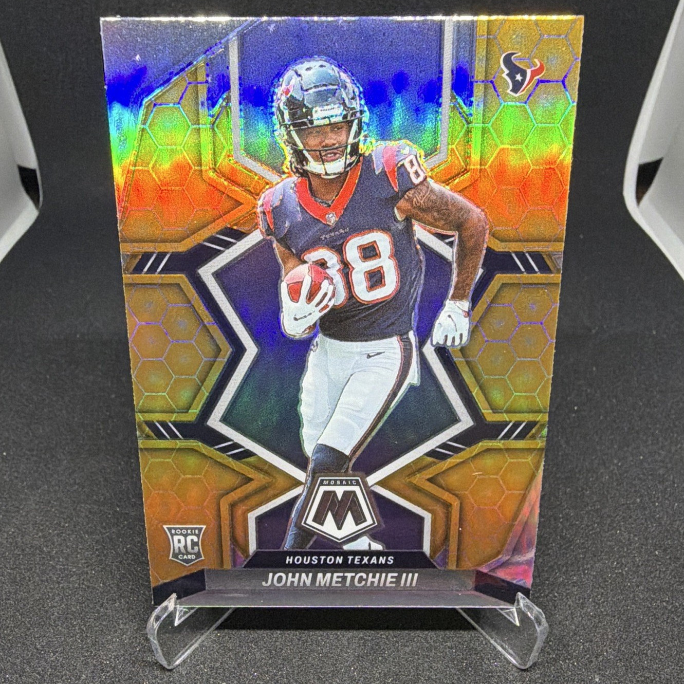 Panini 2022 Mosaic Honeycomb Prizm Rookie John Metchie III #317 Texans