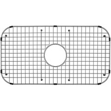 Serene Valley Sink Bottom Grid 27-1/2" x 14-1/4", Centered Drain with Corner ...