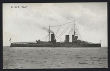 AK Kriegsschiff HMS Lion auf See 