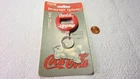 Vintage 1996 Red Coca-Cola Aluminum Bottle Opener Keychain Made In Canada -NOS