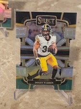 Jaylen Warren 2023 Select Black & Green Die Cut #82 Steelers