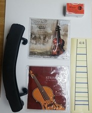 Violin Strings Shoulder Rest And Accessories Pack
