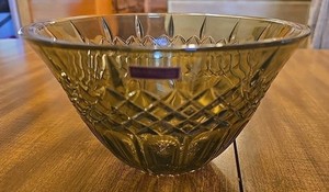 Waterford Marquis Crystal Green Shelton Bowl Made In Germany New 