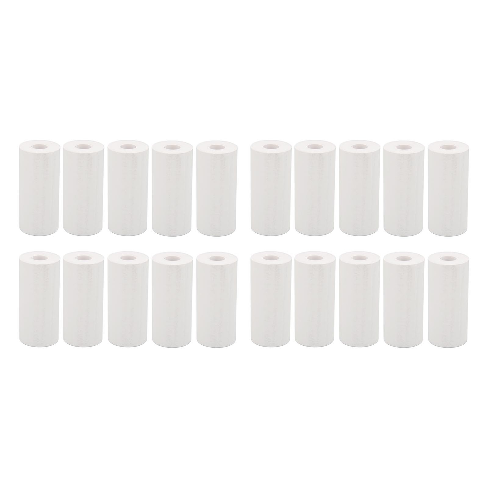 ‧20 Rolls Thermal Printer Paper Professional 57x25mm White Mini Printing Paper