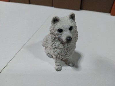 Stone Critters Littles Samoyed Dog Figurine