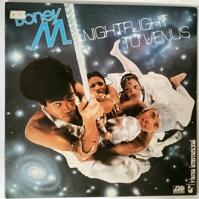 BONEY M VINYL LP  ALBUM  NIGHT FLIGHT TO VENUS  (ATLANTIC)