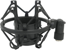 R-Shock Black Metal Shock Mount for Studio Condenser Microphones, 43-48Mm Fit, A