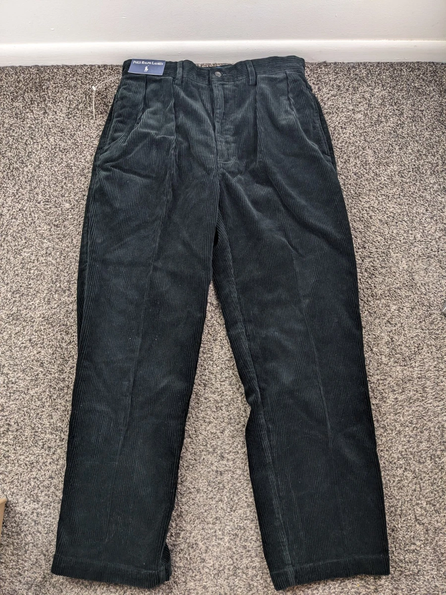 ラルフ　コーズ　アンドリュー　コーデュロイ　 35　30　ブラック　タック 25+ Polo Ralph Lauren Andrew Corduroy Pants for Men for sale