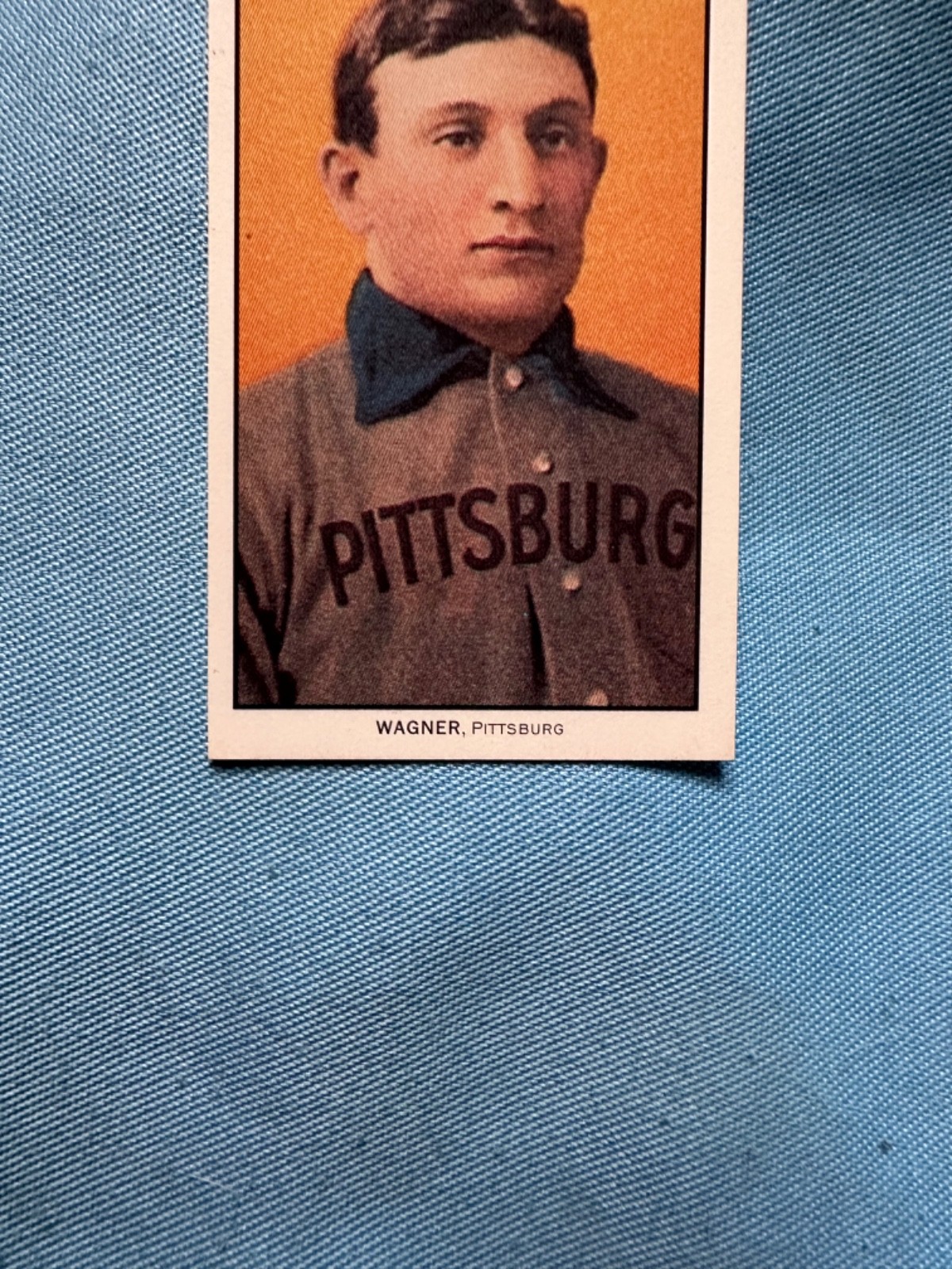 1909 PIEDMONT HONUS WAGNER TOBACCO CARD BASEBALL SERIES T-206 REPRINT ROOKIE RC view 3