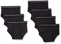 Amazon Essentials Herren Baumwolle Tag-Free Slips 7Er Pack Schwarz Xxl