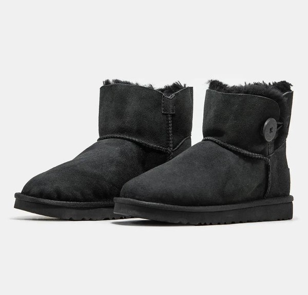 Women UGG Boots Black Suede 38 #O0SZ