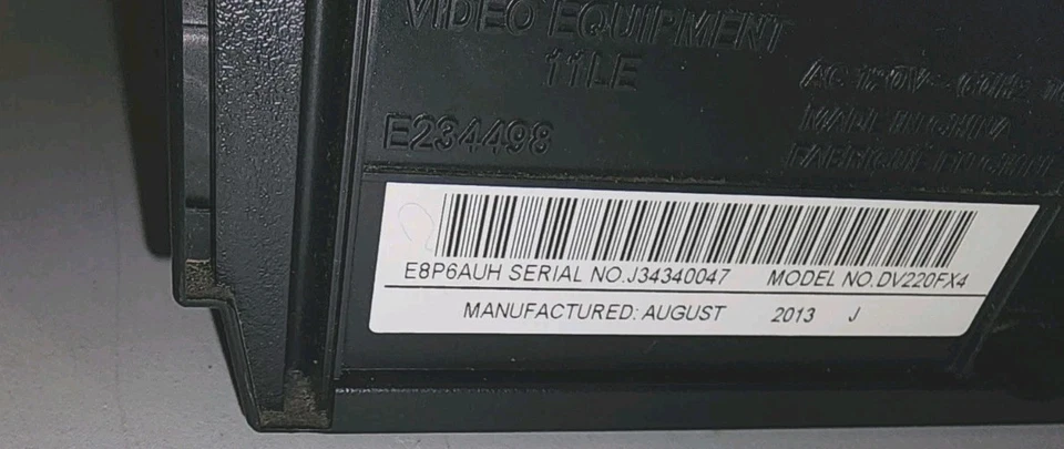 Funai DVD VCR Combo Player 4 Head VHS Recorder DV220FX4 No Remote Tested Works - Image 4 of 4