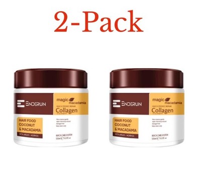 2-Pack ENDERUN Hair Treatment Masks Collagen for Dry Damaged Hair 16.9 Oz