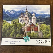 Buffalo Games Neuschwanstein Castle Bavaria 2000 Piece Jigsaw Puzzle NEW SEALED