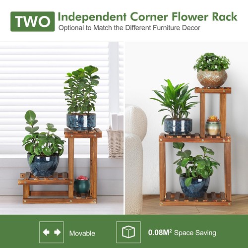COOGOU Plant Stand for multiple Plants Stands Indoor Outdoor Flower Pot Stand... - Picture 6 of 6