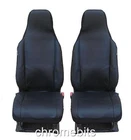 Front Black Fabric Seat Covers 1+1 For Mazda 2 3 5 6 323 626 MPV MX5 MX-5 MX8