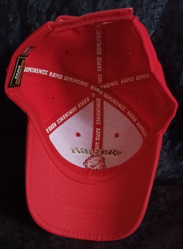 US MARINE CORPS Devil Dog Red Baseball Cap Hat One Size Fits All Strapback - Picture 3 of 9