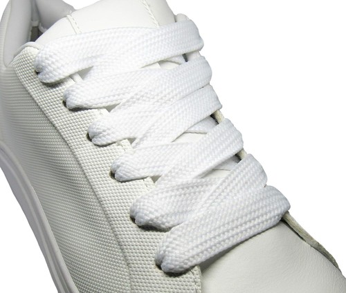 maxstrapz Big Wide Shoelaces 10mm and 15mm Fat Shoe laces for 15mm, White - Picture 3 of 3