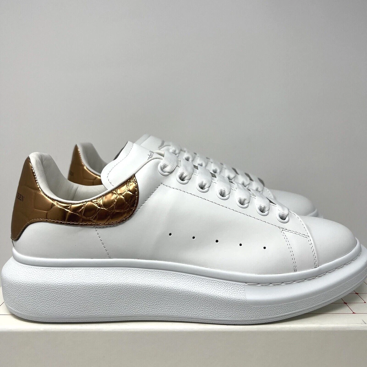 Top more than 136 alexander mcqueen sneakers gold super hot