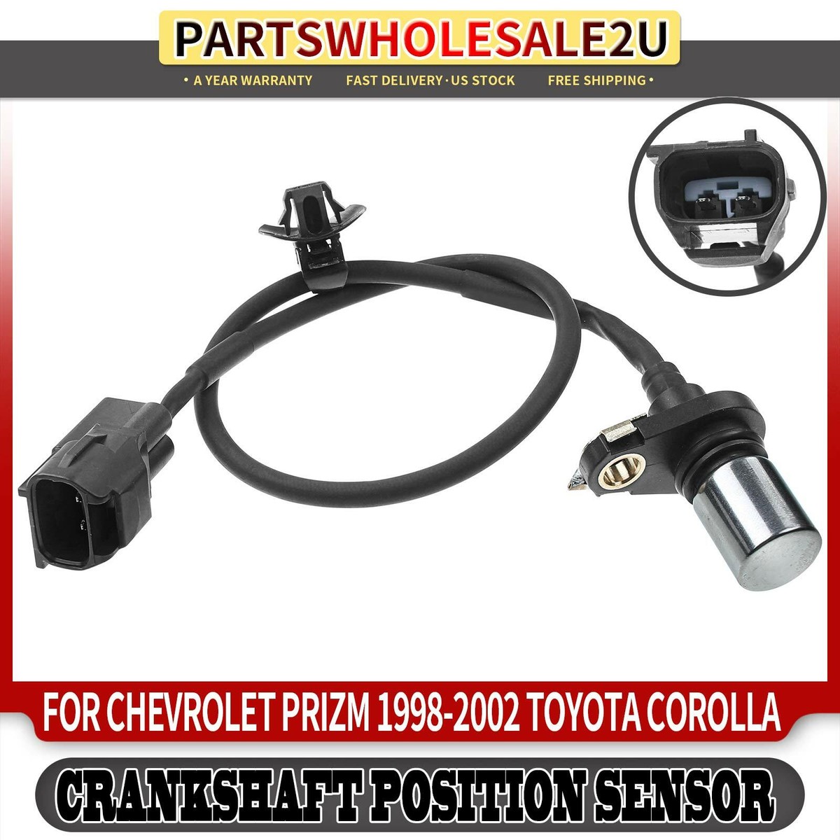 Crankshaft Position Sensor for Toyota Corolla Chevrolet Prizm Pontiac Vibe 1.8L