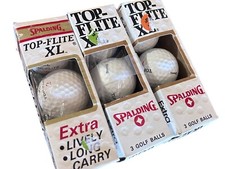 1982 Spalding Top Flite XL Golf Balls 3 3pk Lot New