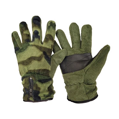 OUTBOUND Fleece Gloves Insulated Winter Warm Fishing Hunting Hiking Camo Army Camouflage