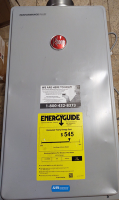 Rheem ECO180DVLP3-1 Performance Plus Liquid Propane Indoor Tankless Water  Heater 20352670645 | eBay