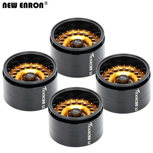 Aluminum 2.2" Beadlock Negative Offset Wheel Rim For 1/10 Crawler Axial Traxxas - Picture 15 of 84