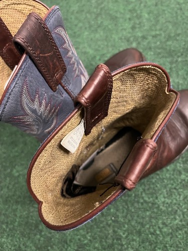 Ariat Sierra Saddle Work Boots Cowboy Western Leather Sz 9.5 Mens 35762 - Picture 7 of 9
