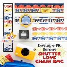Creative Memories Camera Shutter Love Chain Border Maker Cartridge - BMC System