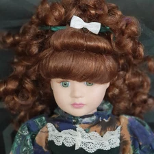 Porcelain Doll (610) 17"(43cm), Vintage Limited Edition Collector's Doll